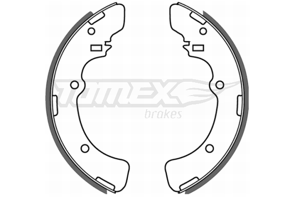 Sada brzdových čeľustí TOMEX Brakes